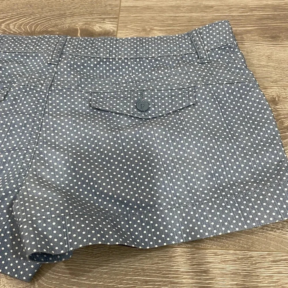American Rag Cie Polka Dot Shorts Blue White 13